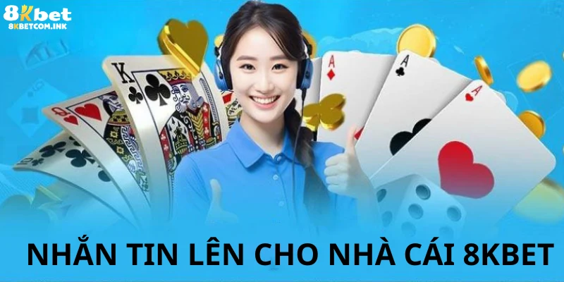 Nhắn tin trên box Chat Live của nhà cái 8kbet